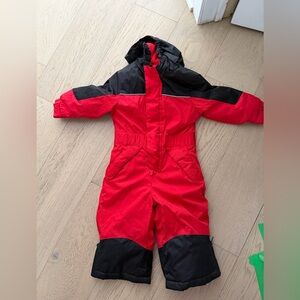George Vibrant Red snowsuit 2T